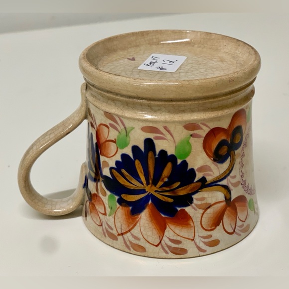 19th Century Gaudy Welsh Grape Gift Mug Inscribed "A Present From Blackpool" - Picture 16 of 16
